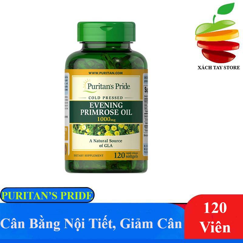 Viên Nang Mềm Tinh Dầu Hoa Anh Thảo Puritan's Pride 1000mg, 1300mg 120 viên