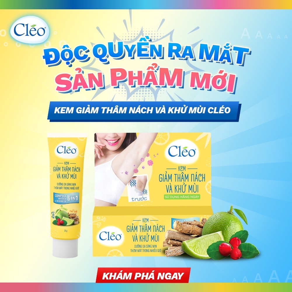 Cleo Kem giảm thâm nách và khử mùi 35g