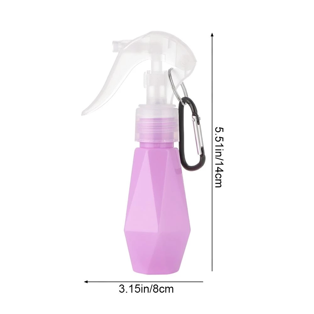 1 Bình Xịt Nước Bằng Nhựa Màu Sắc Ngẫu Nhiên Kèm Móc Treo Tiện Dụng Mang Theo Du Lịch