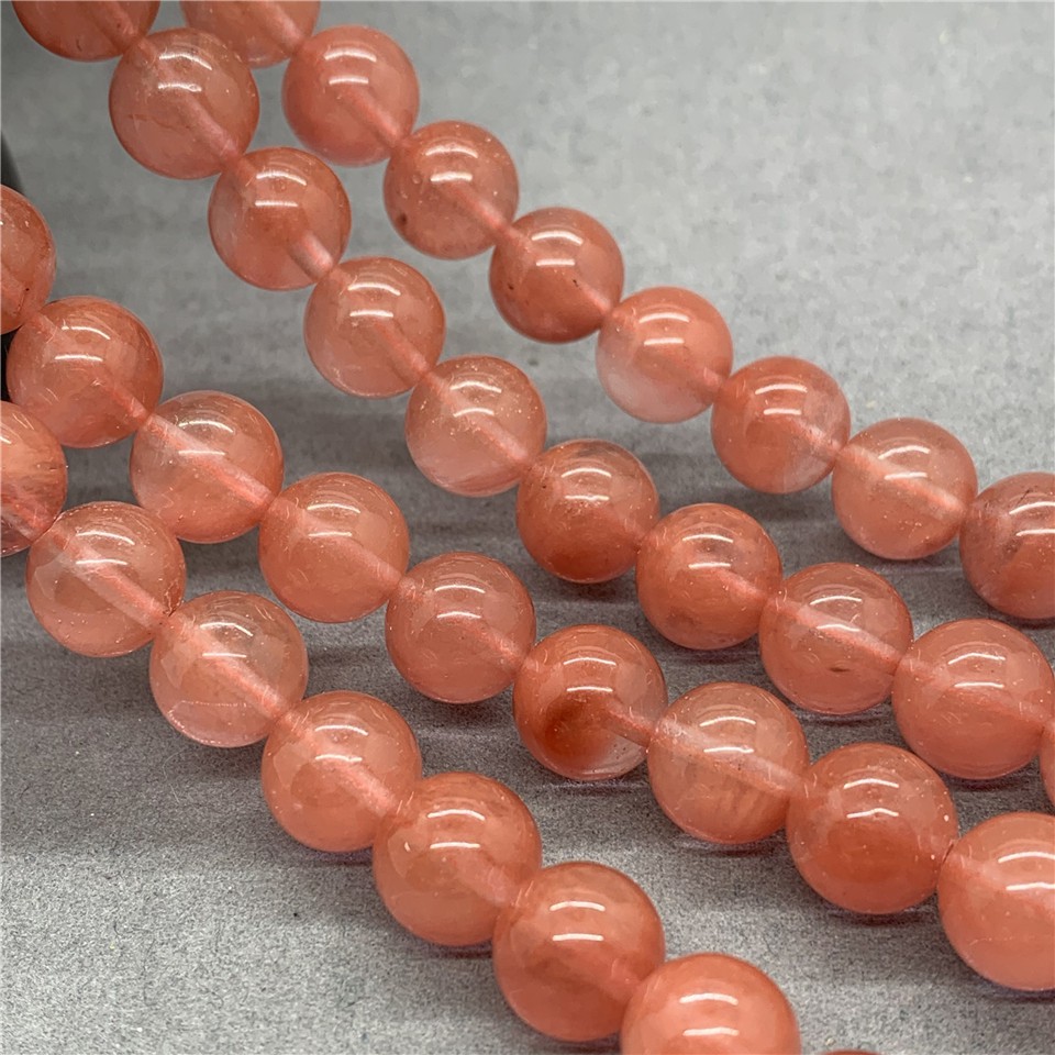 Chuỗi Hạt Pha Lê Đỏ Dưa Hấu 4-12mm Tự Làm Vòng Tay / Trang Sức