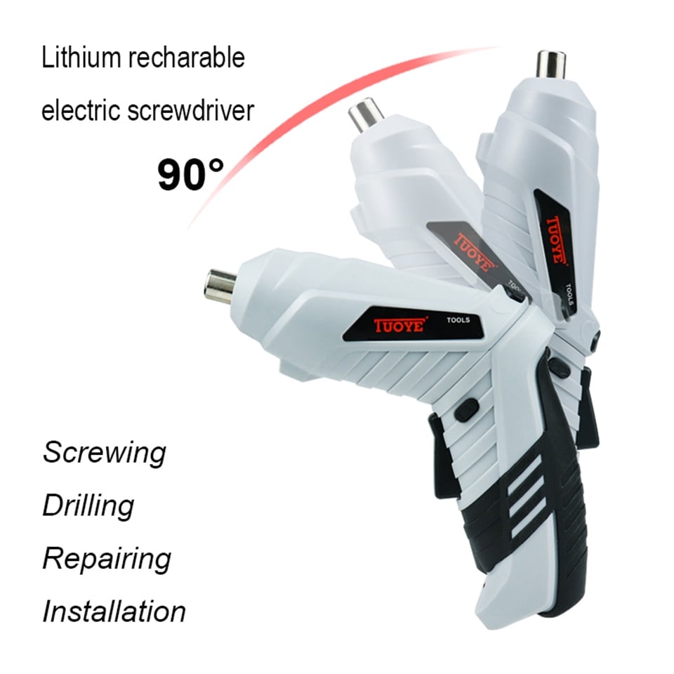 Bộ máy khoan cầm tay dễ dàng thao tác Tuoye, bộ bắt mở vít mini tiện dụng