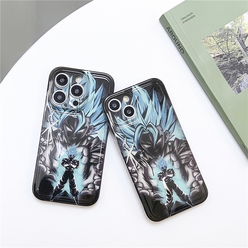 Hoạt Hình Ốp Điện Thoại Mềm Trong Suốt Hình dragon ball Cho Iphone15 15pro 15promax 14 14pro 14promax 13 12 11