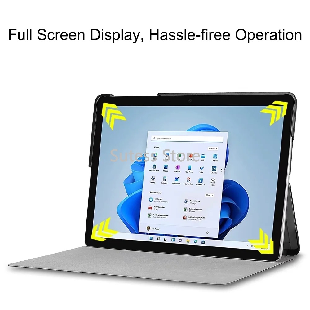 Bao da nắp gập từ tính thông minh thích hợp cho Microsoft Surface Go 3 10.8 inch 2021 Go 2 1 2020 2018
