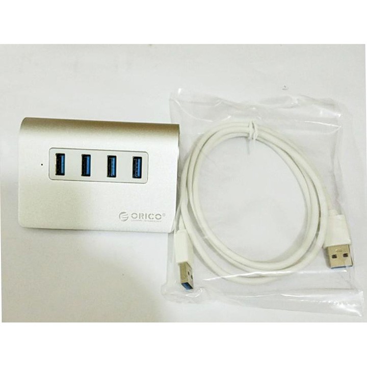 Hub chia 4 cổng USB 3.0 Orico M3H4 - Vỏ nhôm cao cấp HB24