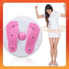 ĐĨA XOAY EO NHỰA /SẮT TẬP THỂ DỤC 360 ĐỘ TIỆN LỢI PRO SPORTLAND, THANH XUÂN CAO CẤP ( 2 BÀN CHÂN)
