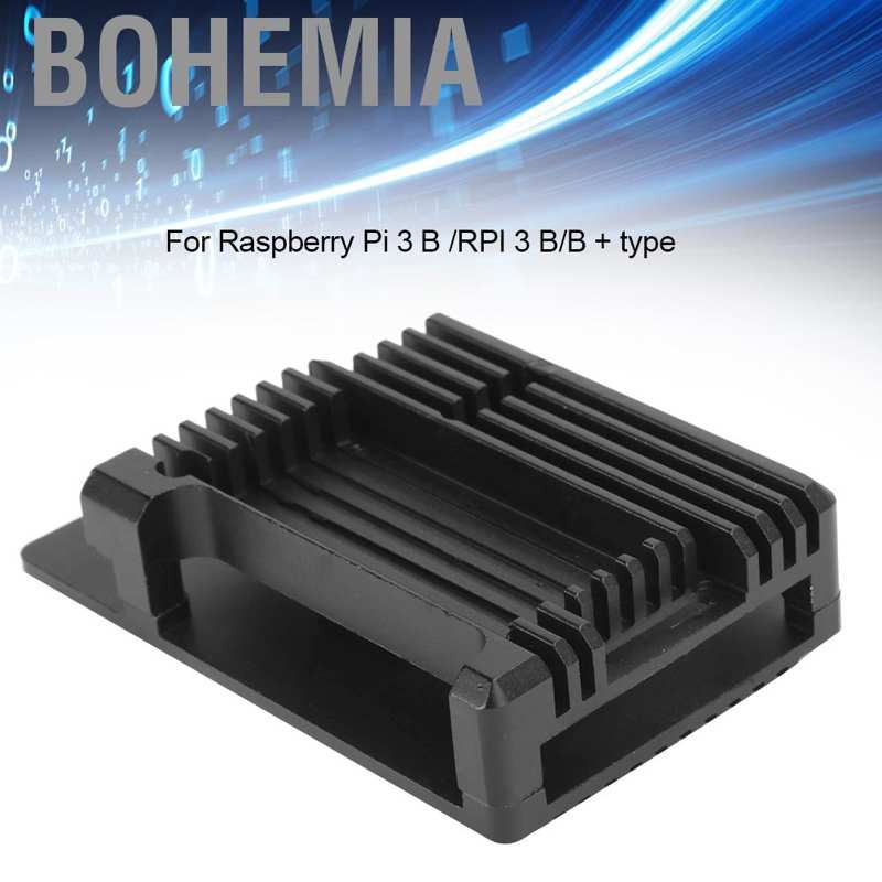 Quạt Tản Nhiệt Hợp Kim Nhôm Phong Cách Bohemian Cho Raspberry Pi 3 B Type 2b / 3b +