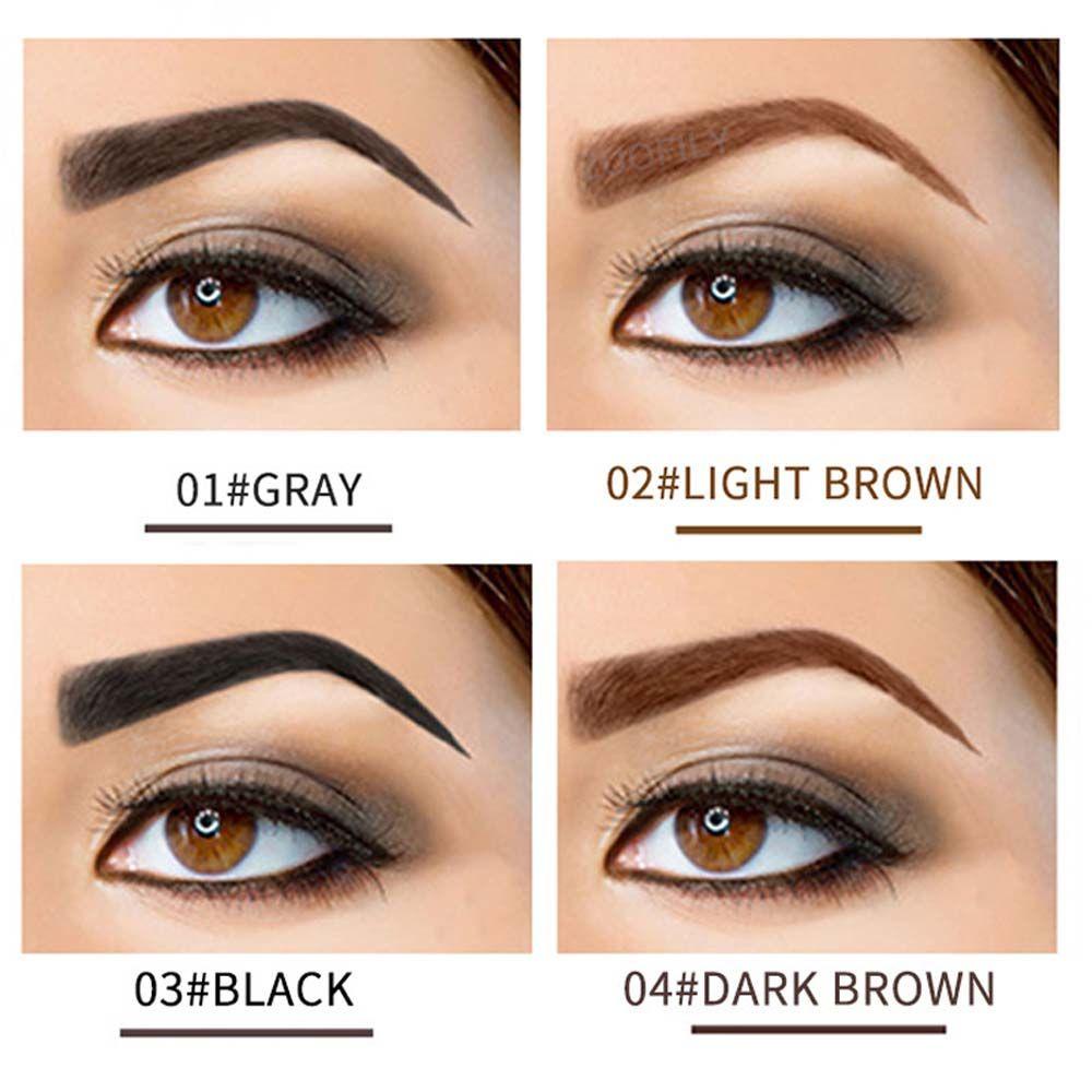 OCEANMAP Gel Xăm Lông Mày 3D 4 Màu Sắc Tùy Chọn Lâu Trôi Kèm Cọ