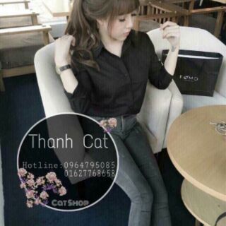 Áo sơ mi chất kate lụa