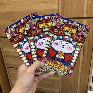 Miếng dán MÈO THẦN TÀI FULL VIỀN, LỖ LOA HOT TẾT 2021 cho SAMSUNG NOTE 10/ NOTE10+ / NOTE 8/ NOTE 9 / NOTE 20 ULTRA