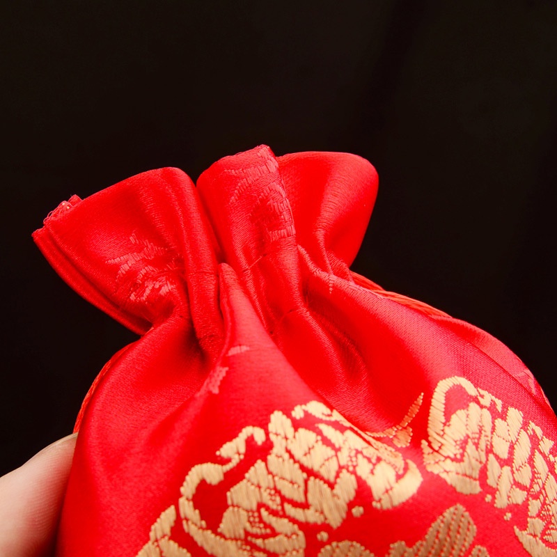 Túi rút dây đựng quà tặng/đồ trang sức phong cách Trung Hoa