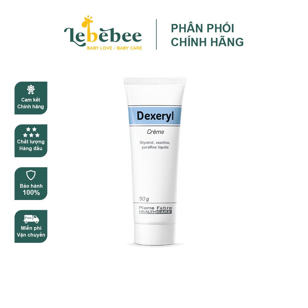 DƯỠNG DA, NẺ CHO BÉ TỪ SƠ SINH TỚI LỚN: DEXERYL NỘI ĐỊA PHÁP 50gr/ 250gr