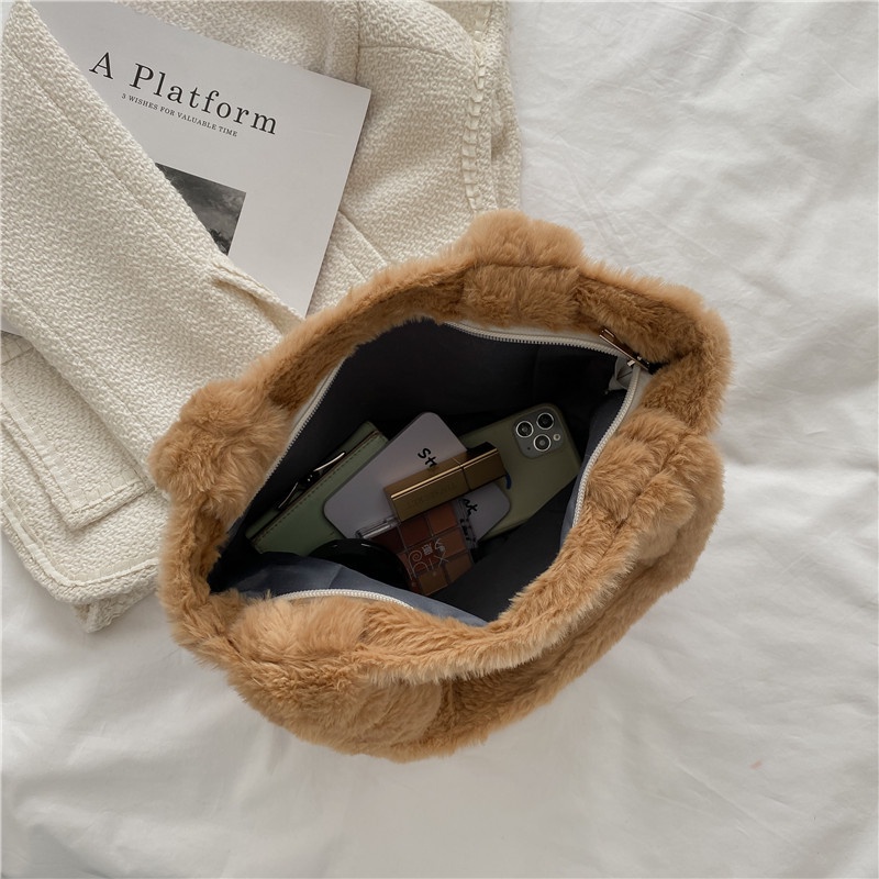 IELGY Túi tote Đeo Vai Vải Bông Hình Gấu Nhật Bản Sức Chứa Lớn Dễ Phối Đồ Cho Học Sinh