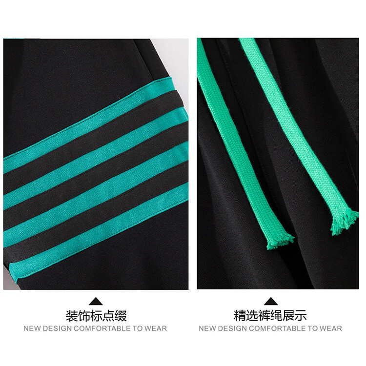 Quần jogger Thể Thao Kẻ Sọc seluar track lelaki Cổ Điển Thêu LOGO Giản Dị Dành Cho Bạn Nam