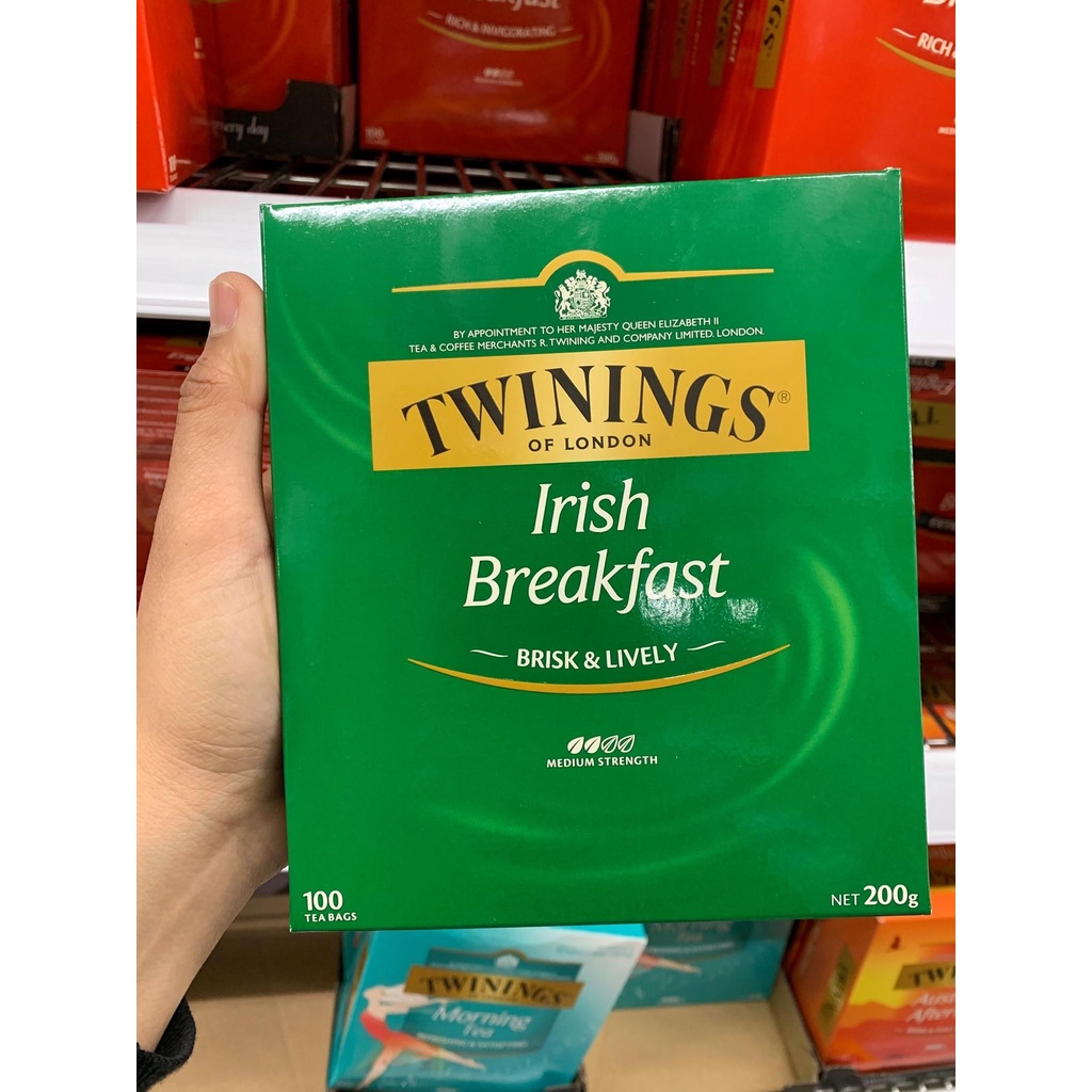 Trà Túi Lọc Twinings Of London Irish Breakfast - 100 gói