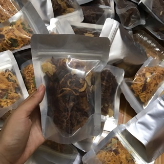 Combo 5kg heo khô cháy tỏi đóng túi zip 500gr