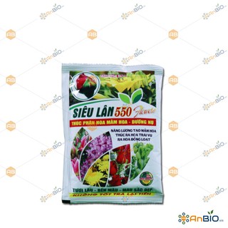 PHÂN BÓN NPK SIÊU LÂN 550 FLOWERS 10-55-10 Gói 100g - C2.1034