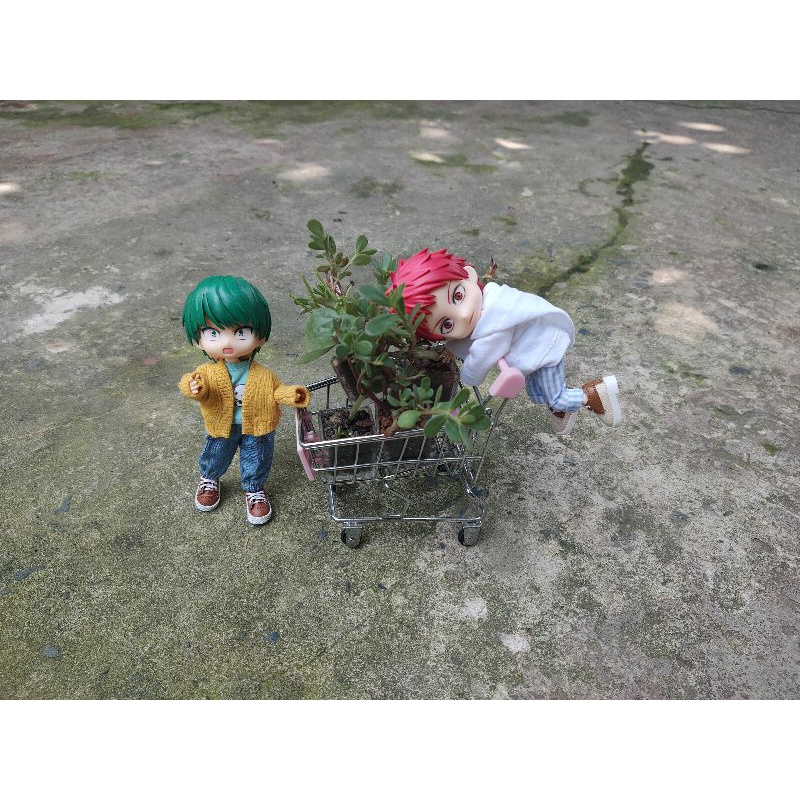 Hủ mica đựng kẹo cho doll, bjd, charm, miniature, nendoll