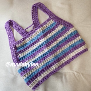 Áo croptop móc đan len