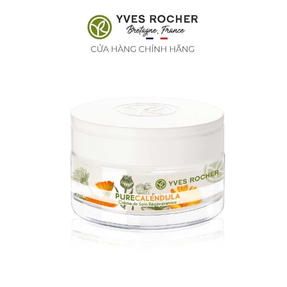 Kem Dưỡng Da Ngày Và Đêm Yves Rocher Calendula Regenerating Day Night Cream 50ml