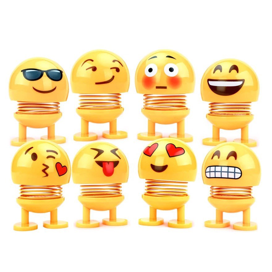 Thú Nhún Emoji Con Lắc Lò Xo Mặt Cảm Xúc Vui Nhộn(Ngẫu Nhiên)