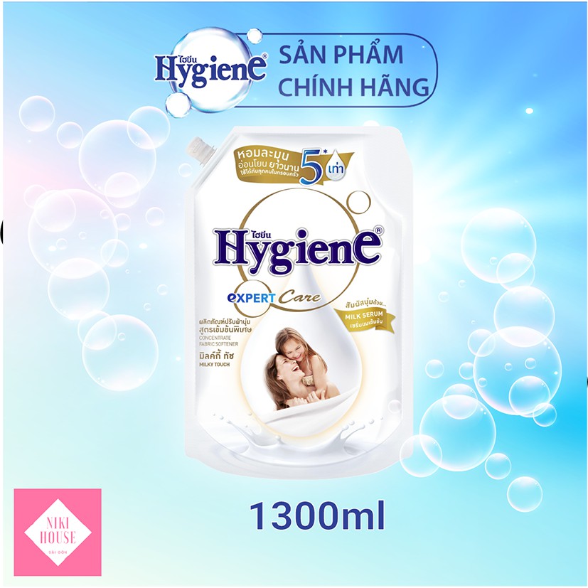 [SIÊU THƠM - MỀM] Nước xả vải Đậm Đặc Thái Lan HYGIENE 1300ml (túi)