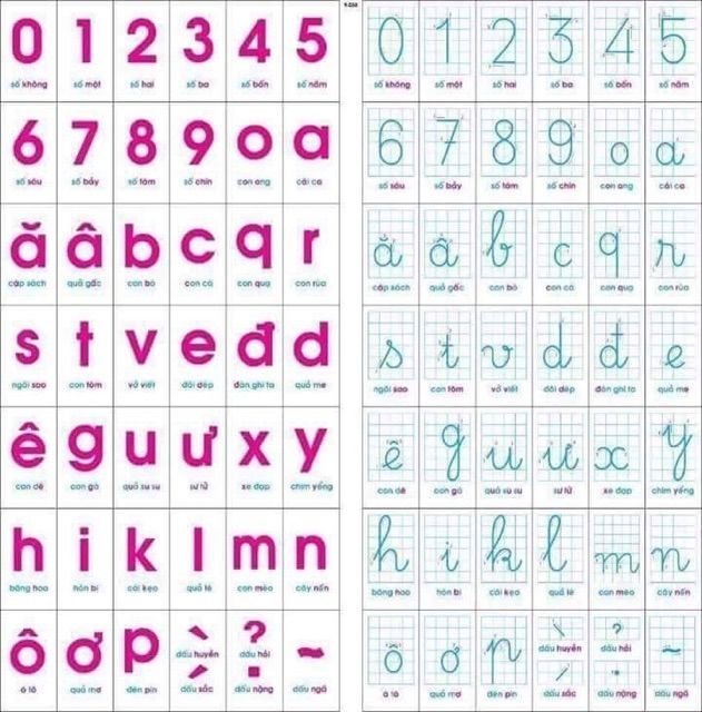 Thẻ học thông minh gồm 416 thẻ học song ngữ
