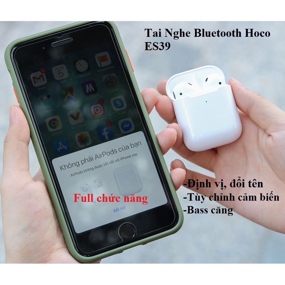 Tai nghe bluetooth Hoco ES39 - Phiên bản đặc biệt hỗ trợ định vị, đổi tên