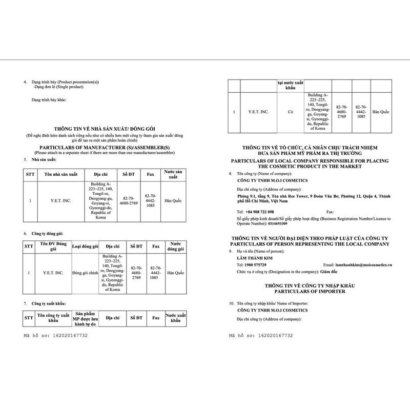 Son thỏi lì mini M.O.I Golden Gift Hồ Ngọc Hà