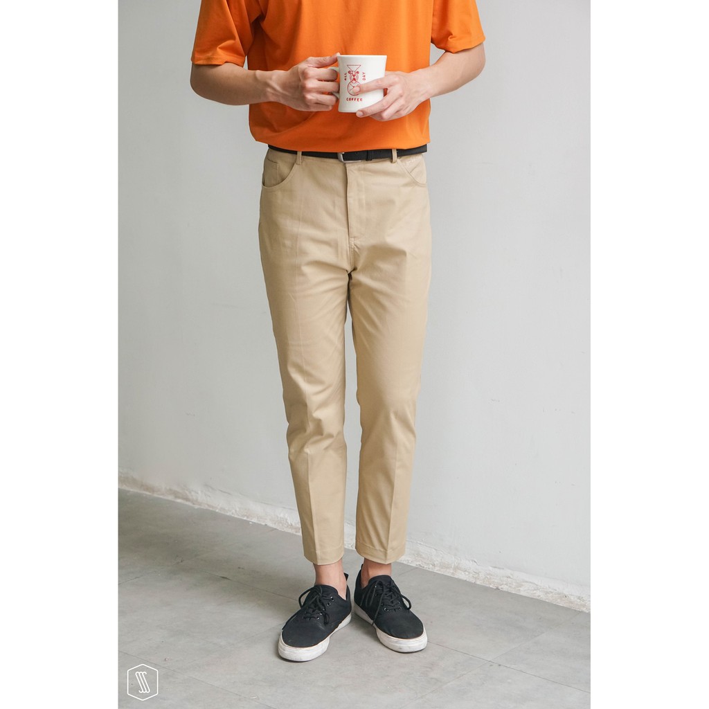 BASIC KHAKI PANTS SSSTUTTER