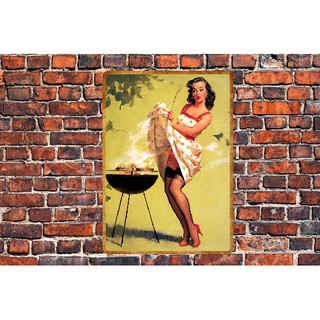 Tranh thiếc Chủ Đề Quán BBQ