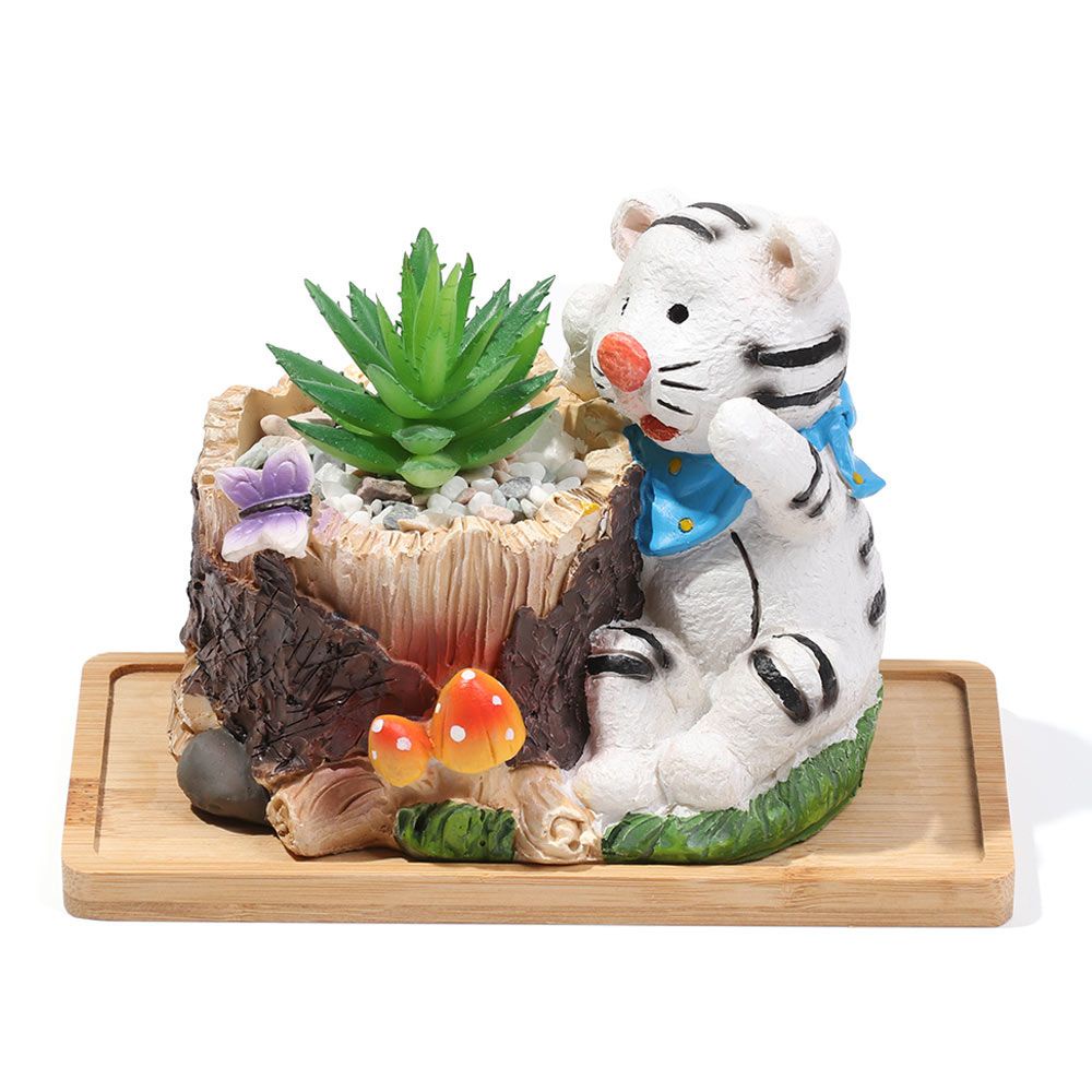 CONOPERY Giá Đỡ Chậu Hoa Hình Chữ Nhật/Vuông Bằng Gỗ Tre Dùng Trang Trí