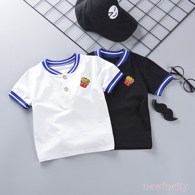 Set Áo Thun Tay Ngắn &amp; Quần Short Cho Bé Trai