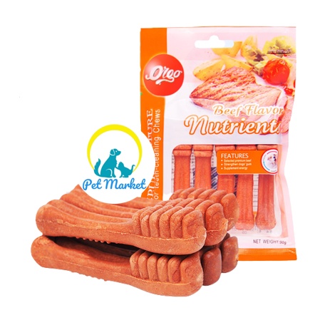 XƯƠNG ORGO CHO CHÓ GẶM SẠCH RĂNG, BỔ SUNG CANXI