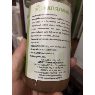 Sữa Rửa Mặt BIO MULTICLEANSING 250g