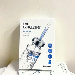 Mặt Nạ Giấy Cấp Ẩm Dermatory Ampoule Shot Mask Hyal-Shot 35g