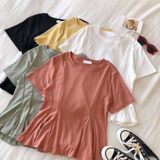 Áo phông dáng peplum