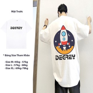 [ FULL SIZE + ẢNH THẬT ] ÁO THUN, ÁO PHÔNG TAY LỠ UNISEX FORM RỘNG OVERSIZE SPACE DEGREY FREESHIP M143