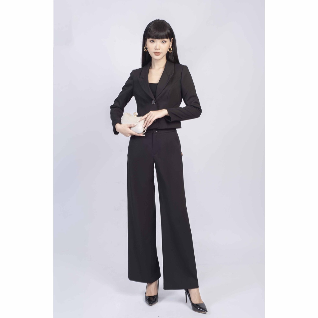 Quần xuông, cạp bản to, túi chéo MMOutfit M-QU070721067