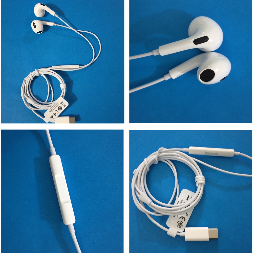 Tai nghe nhét tai có mic chân cắm type C Baseus Encok C17