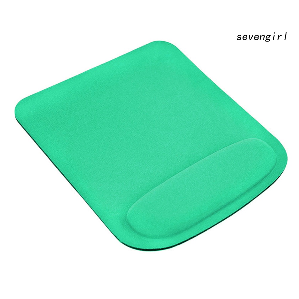 heat Solid Color Anti-Slip Comfort Wrist Support Mouse Pad Mice Mat for PC Laptop