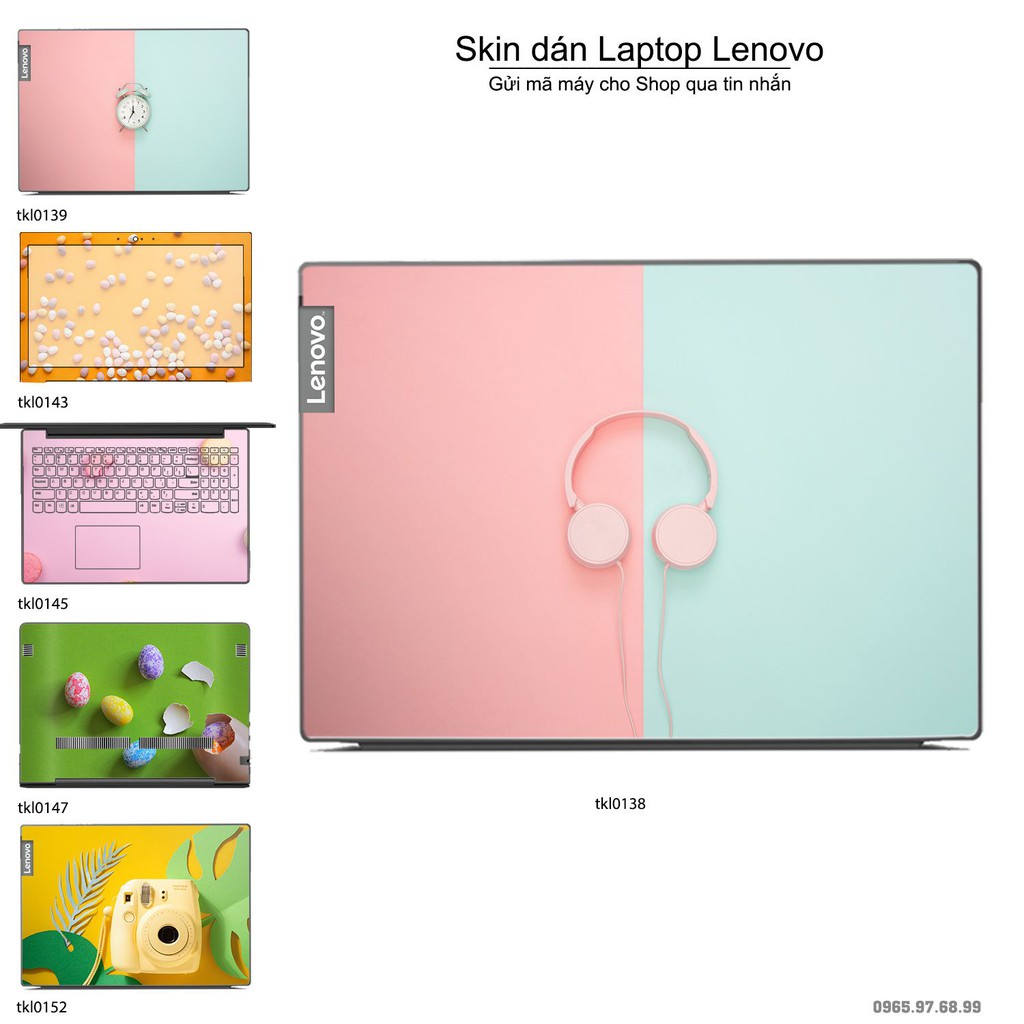 Skin dán Laptop Lenovo in hình thiết kế _nhiều mẫu 4 (inbox mã máy cho Shop)