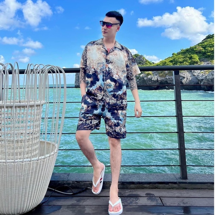 Bộ Quần Áo Pijama Nam Mikenco In Hình 3D Cực Chất . Bộ Nam Pijama Mikenco Chất Lụa Cao Cấp DT Fashion Menwear