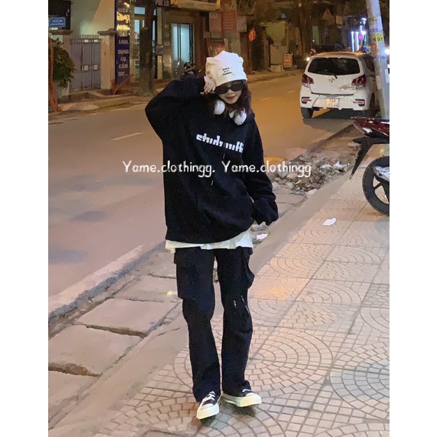 áo hoodie hình sau lót nhung siêu ấm