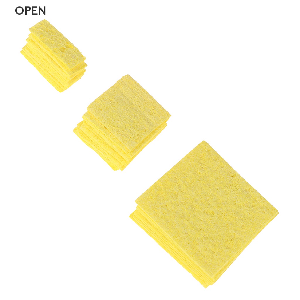 10 Miếng Bọt Biển Làm Sạch Đầu Mũi Hàn Sắt Đồng Làm Sạch my