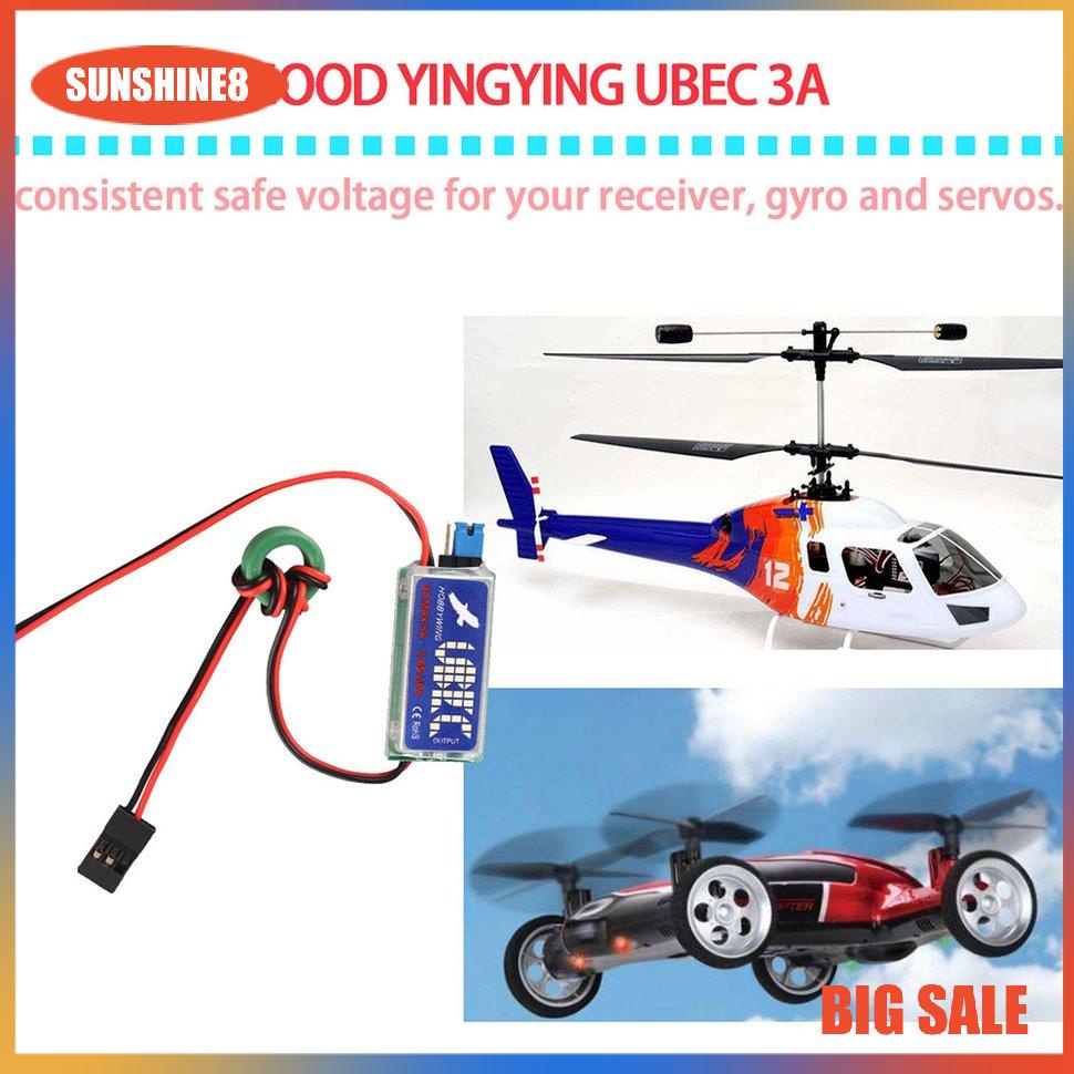 【SUN】5V/6V UBEC 3A Lowest RF Noise Full Shielding Antijamming Switching Regulator