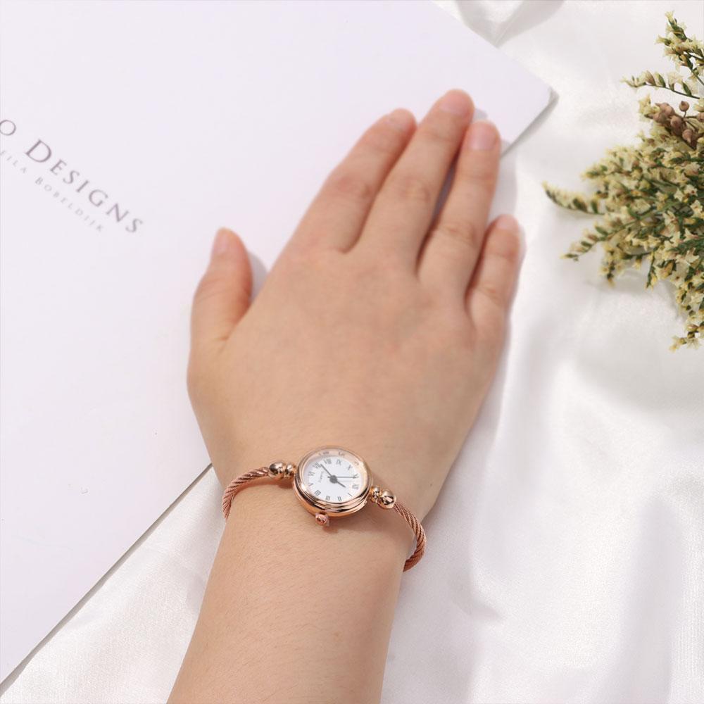 MELODG Đồng Hồ Thời Trang Phong Cách Vintage Cho Nữ