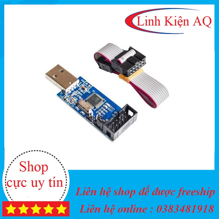 Usb Isp - Mạch Nạp Code cho 8051, AVR,không vỏ