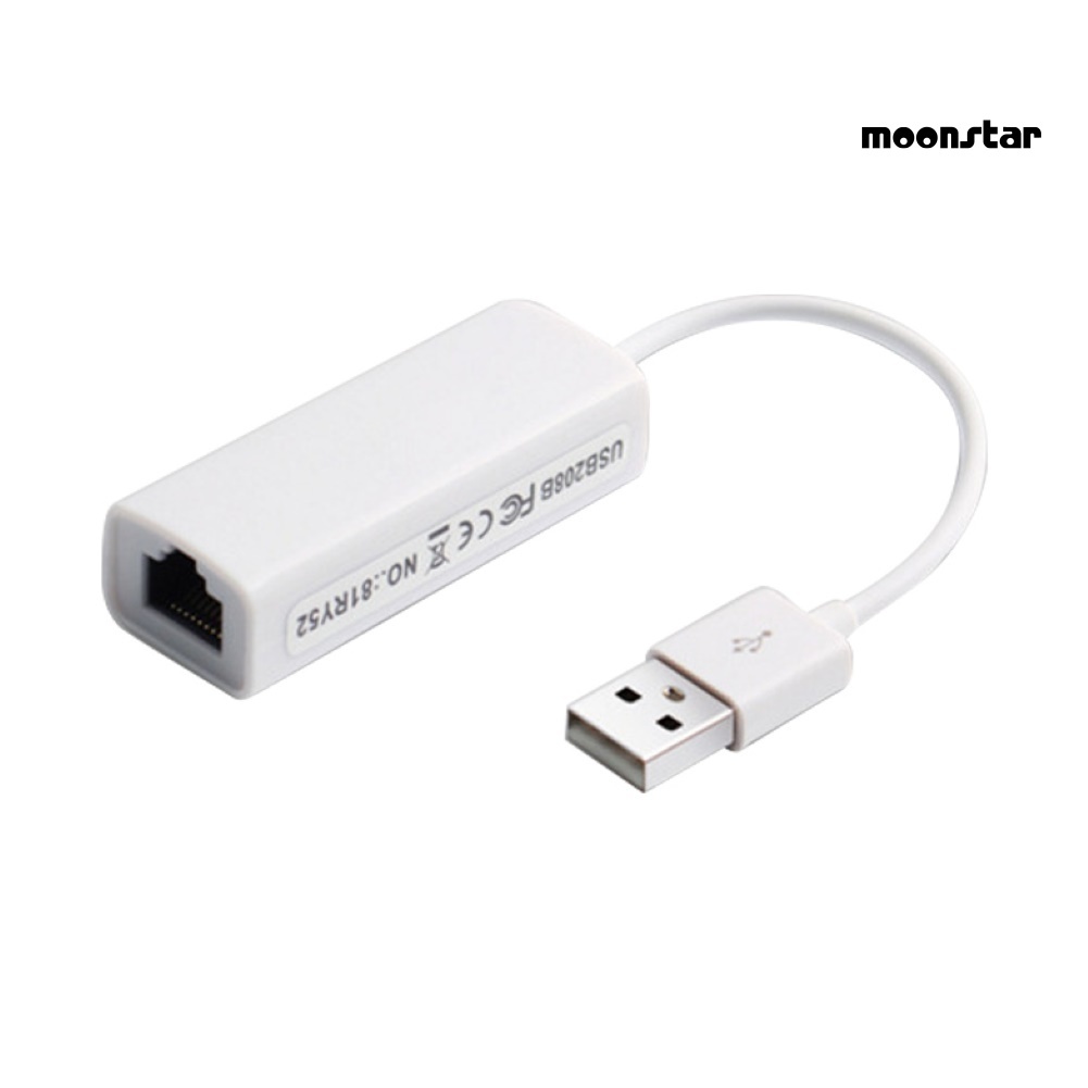 MO 10/100Mbps External USB 2.0 to RJ45 Network Card Lan Adapter Cable for PC Laptop