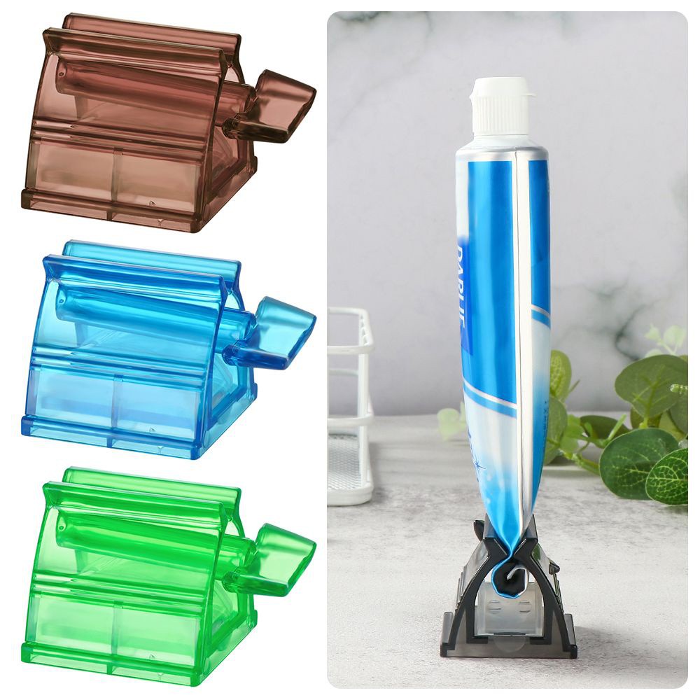 Giá Đỡ Cuộn Tuýp Kem Đánh Răng Bằng Nhựa Nhiều Màu Tái Sử Dụng Tiện Lợi Cho Phòng Tắm
