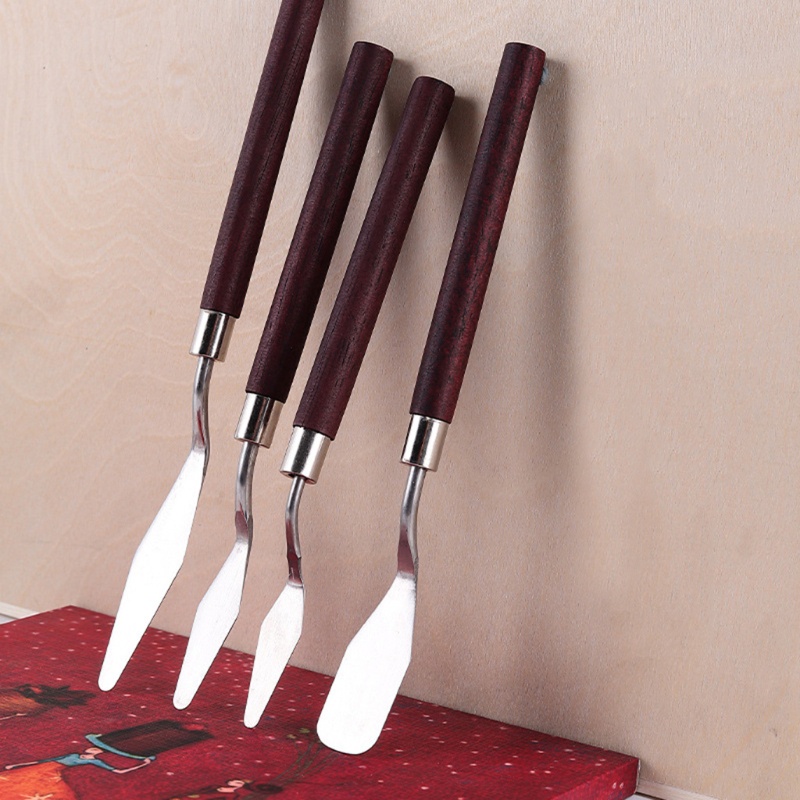 Bộ 7 dao trộn màu vẽ tranh sơn dầu bằng thép không gỉ